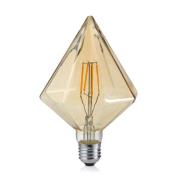 LED lamp E27 4W 2.700K Diamant amber