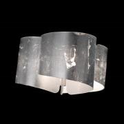 Papiro plafondlamp, 3-lamps, zilver