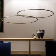 NEMO Ellisse Major hanglamp Down 2700K aluminium