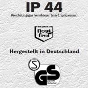 Buitenwandlamp Legendo, roestvrij staal