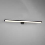 LED wandlamp Lino, mat zwart/wit