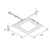 LED meubelverlichting FAQ 58 staal 5x-set 3W 4000K