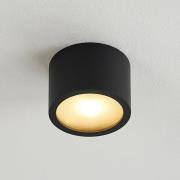Arcchio downlight Nieva, G9, zwart, rond, Ø 10cm, metaal