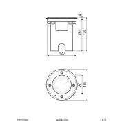 EVN Pentola LED inbouwlamp rond antraciet