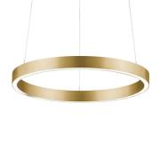 LED hanglamp Svea-40, gebarensensor, goud