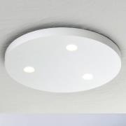 Bopp Close LED plafondlamp 3-lamps rond wit