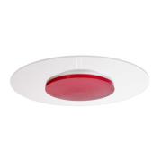 Zaniah LED plafondlamp, 360° licht, 24W, rood