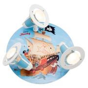 Plafondlamp Capt'n Sharky voor de kinderkamer