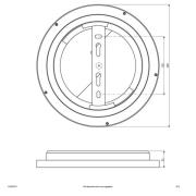 EVN ALR LED paneel wit 12W Ø25cm 3.000K