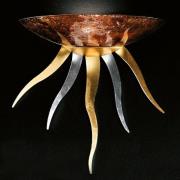 Wandlamp Aurora halfrond met spots