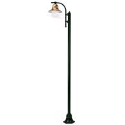 1-lamp lantaarnpaal Toscane 240 cm, groen