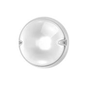 Ronde buitenwandlamp CHIP, wit