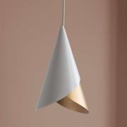 UMAGE Cornet hanglamp wit/messing