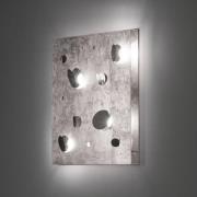 Knikerboker Buchi wandlamp 60x60cm bladzilver