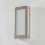 LED buiten wandlamp Aqua Rain Mini, roestvrij staal