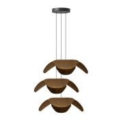 UMAGE Forget Me Not large hanglamp 3-lamps, donker eiken