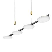 BANKAMP Pure Up LED hanglamp, 4-lamps