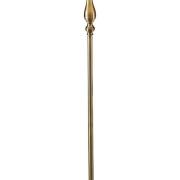 Vloerlamp Flemish met gevouwen kap
