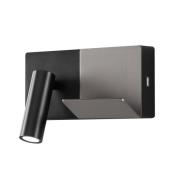 LEDS-C4 LED lamp Mini LED wandlamp zwart/grijs