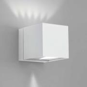 Wandlamp Dau in kubusvorm up-down, aluminium