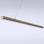 LED hanglamp Materica balk 200 cm messing
