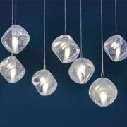 Hanglamp Glace van glas, 1-lamp