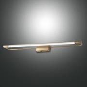 LED wandlamp Rapallo, messing, IP44, 80 cm
