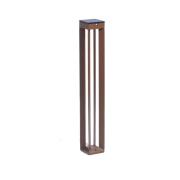 LED lamp op zonne-energie Borne sensor 90cm corten