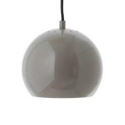 FRANDSEN hanglamp Ball, glanzend grijs, Ø 18 cm
