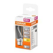 OSRAM LED druppellamp B22d 4W 2.700K helder