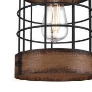 Westinghouse Langston hanglamp, barnwood