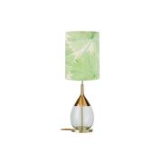 EBB & FLOW Lute tafellamp Tango palm green/goud