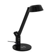 LED tafellamp Banderalo CCT dimbaar QI zwart