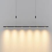 Lucande Stakato LED hanglamp 6-lamps 120 cm lang
