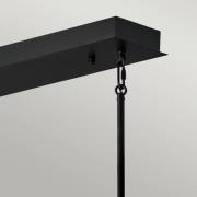 LED hanglamp Styx, zwart, 3.000 K 30,5 x 113cm