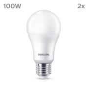 Philips LED lamp E27 13W 1.521lm 2.700K mat per 2