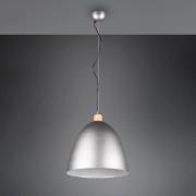 Hanglamp Jagger, 1-lamp, Ø 40 cm, nikkel