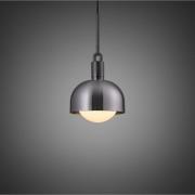 Buster + Punch Gevorkte Gunmetal/Opalglas Ø 25cm