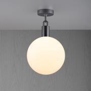Buster + Punch Gevorkte Gunmetal/glas opaal Ø 29cm