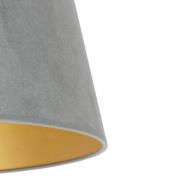 Kap Cone hoogte 22,5 cm, mintgroen/goud