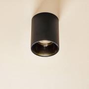 Plafondspot Eye Tone in cilindervorm zwart