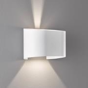 LED wandlamp Wall, 2-lamps, rond, wit