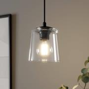 Hanglamp Lucea 1-lamp met transparante glazen kap