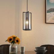 Lucande Rufina hanglamp, rookglas, 1-lamp