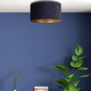 Plafondlamp Golden Roller Ø 40cm donkerblauw/goud