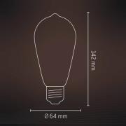 Calex Smart Rustiek E27 ST64 LED 4,9W Draad RGBW