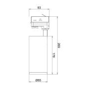 LED railspot Lucea Phase 20W zwart