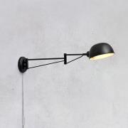 Portland wandlamp, 2-voudig verstelbaar, zwart