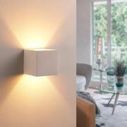 Kay gips armatuur met uplight en downlight, set van 2