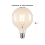 LED lamp E27 8W 2.700K G125 bollamp filament